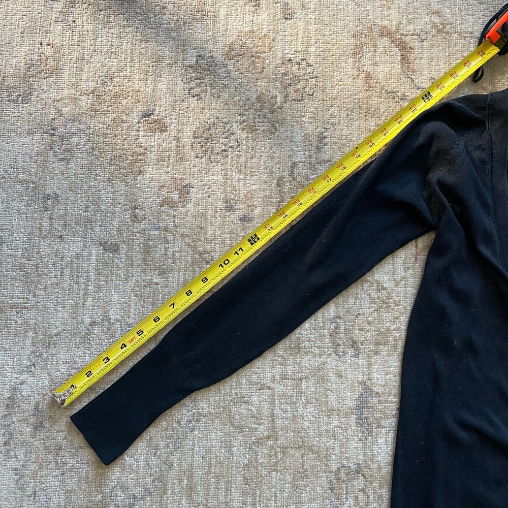Zara Elegant Black Long Cardigan - Picture 7 of 8